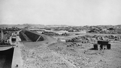 The Locks at the Nile Dam, c.1904-05 by English Photographer